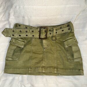 Urban Outfitters Joan Belted Micro Mini Skirt